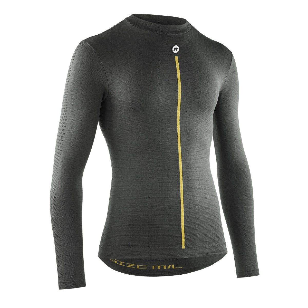 Assos Spring Fall P1 LS Men's Skin Layer | Anthracite Grey
